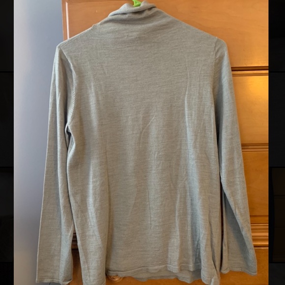 Eileen Fisher mock neck wool sweater - Picture 2 of 8